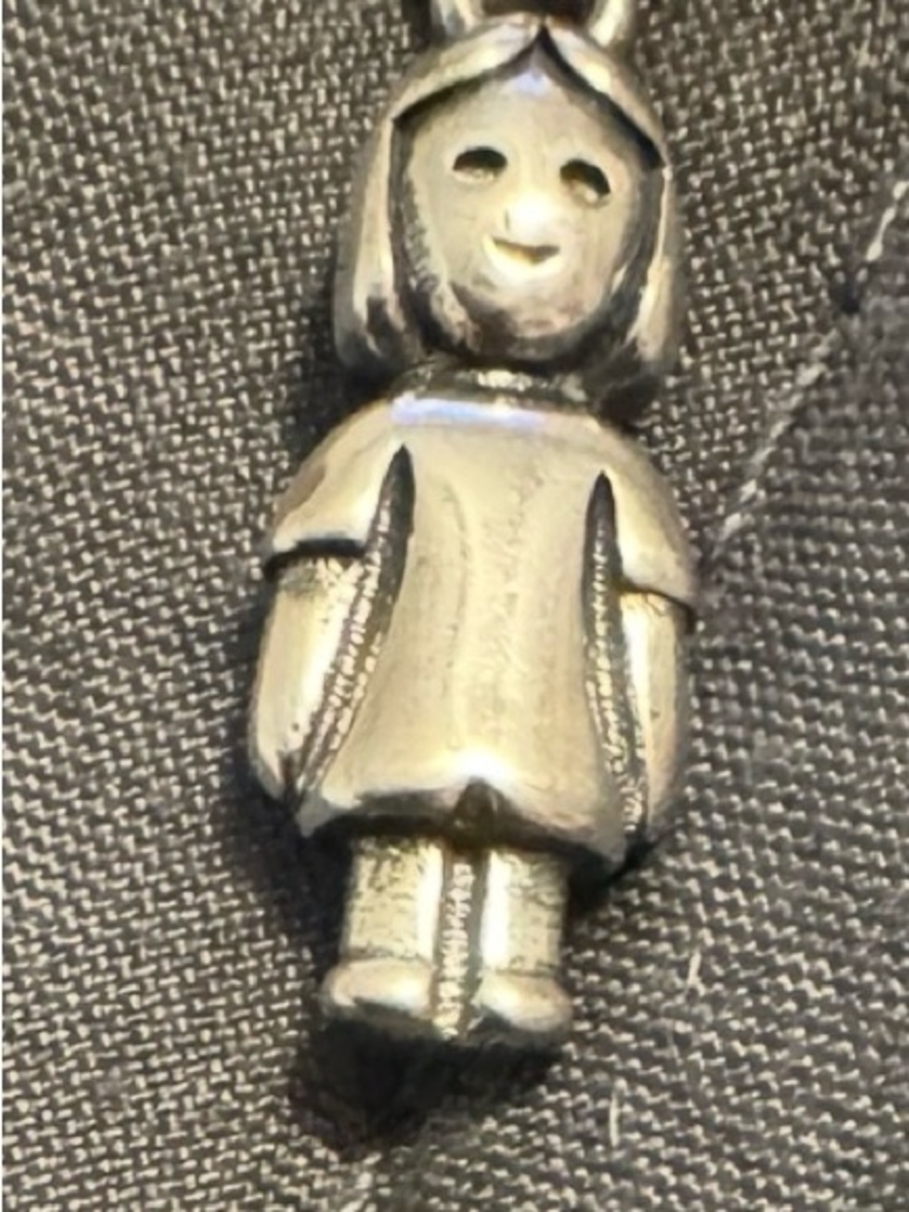 James Avery Silver Girl Charm for Bracelet Silver